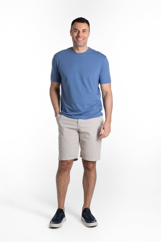Camiseta Manga Curta Algodão Soft - Indigo