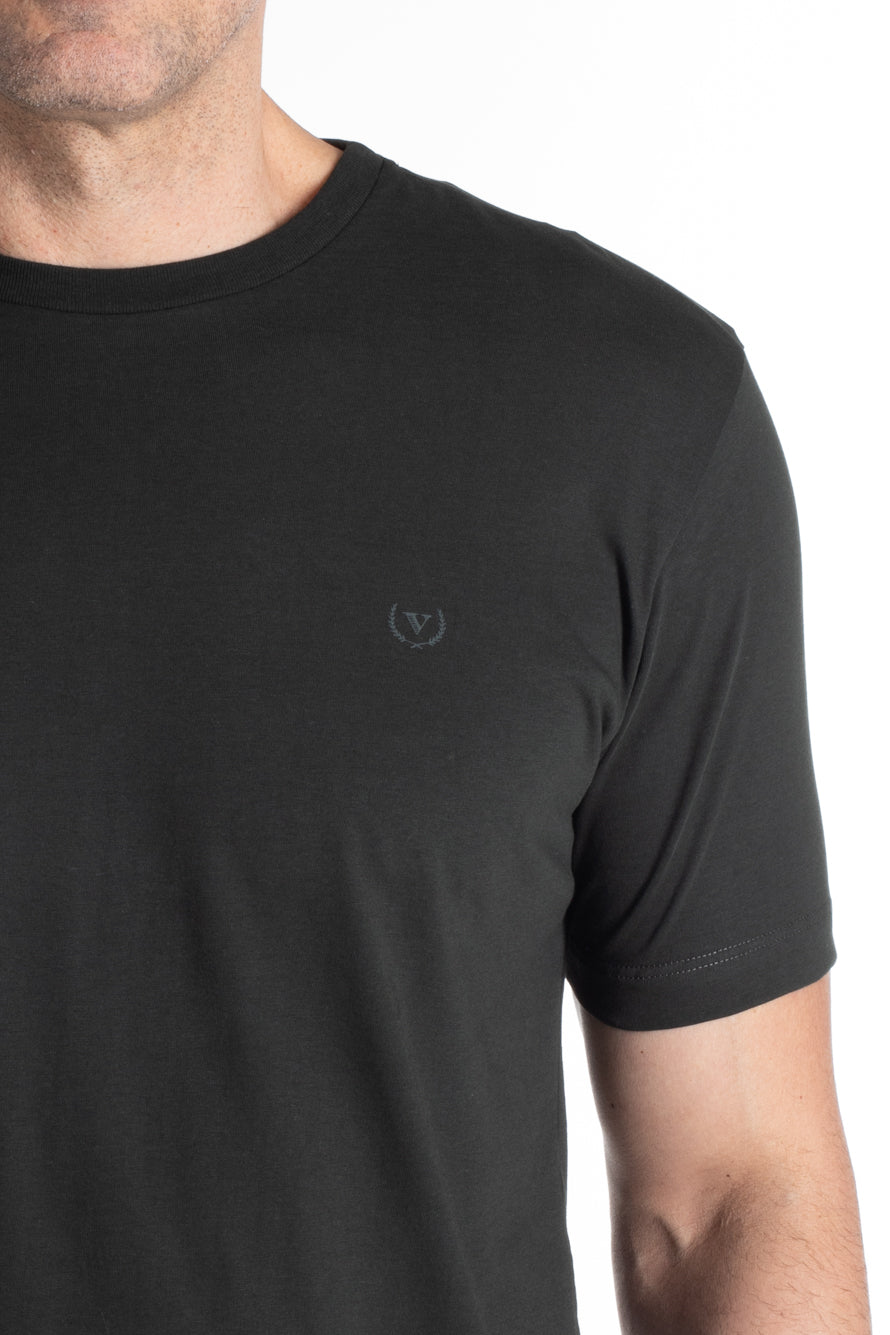 Camiseta Manga Curta Algodão Soft - Verde Floresta