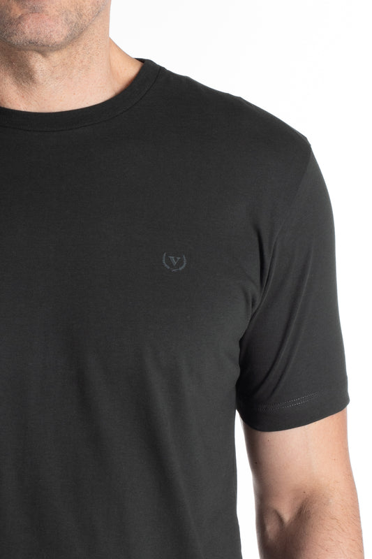 Camiseta Manga Curta Algodão Soft - Verde Floresta