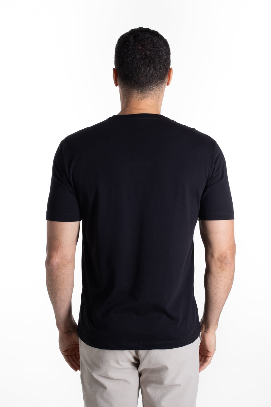 Camiseta Manga Curta Algodão Soft - Preto