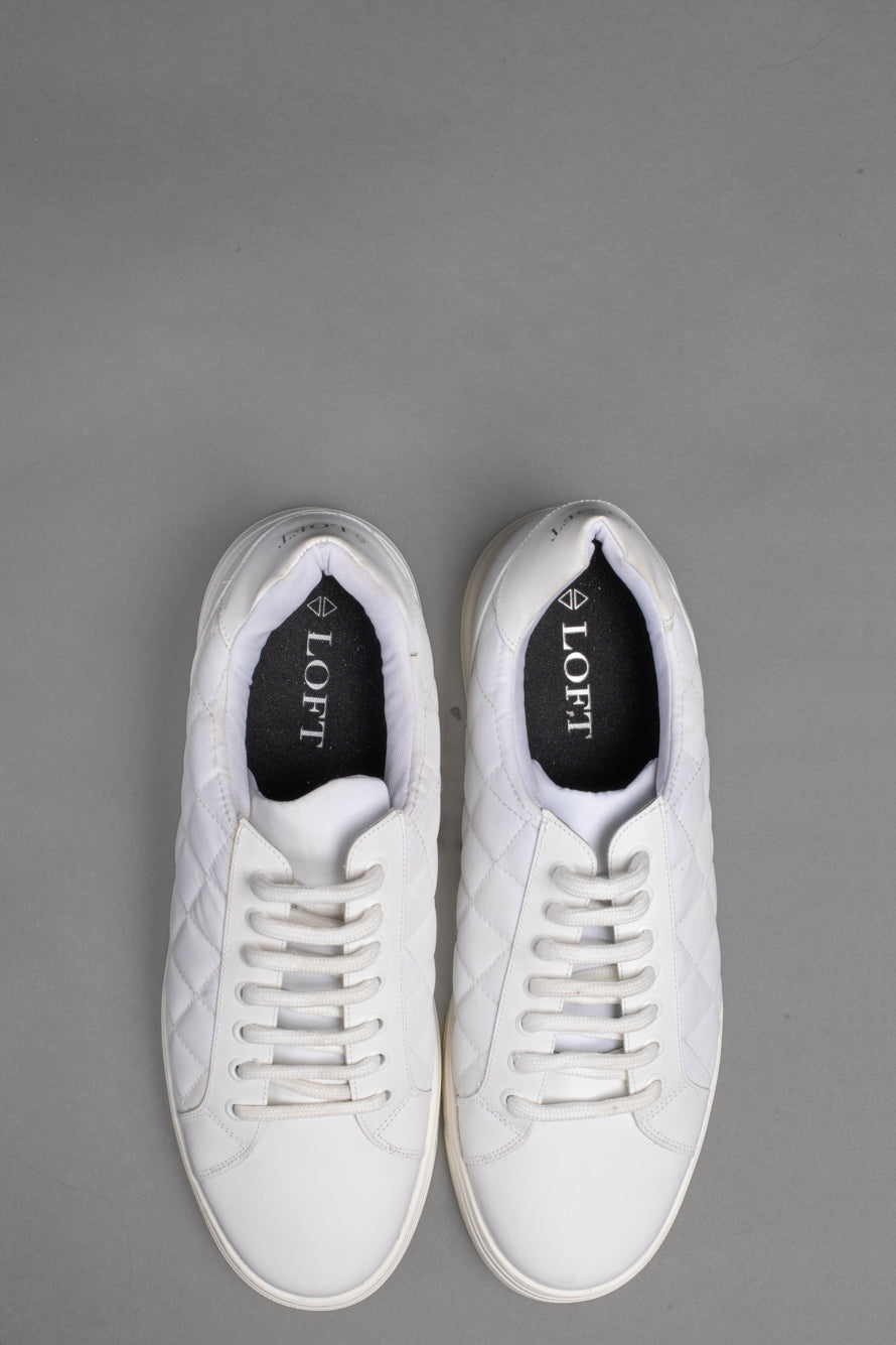 Tênis Nylon Matelasse - Branco