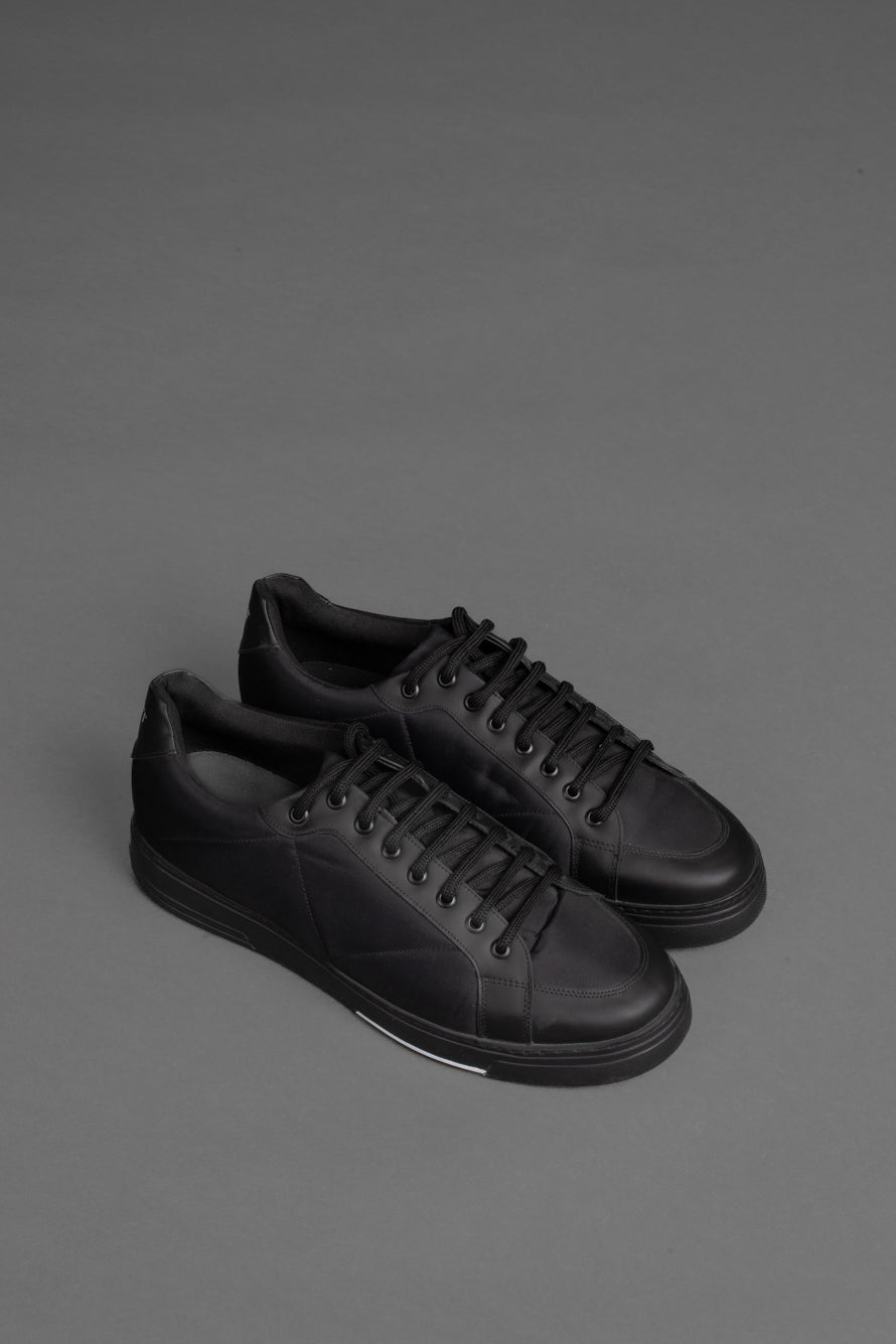 Tênis Nylon Pesponto - Preto