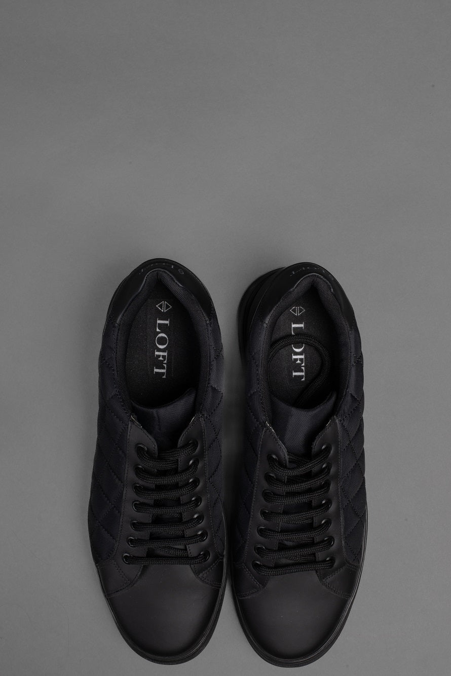 Tênis Nylon Pesponto - Preto