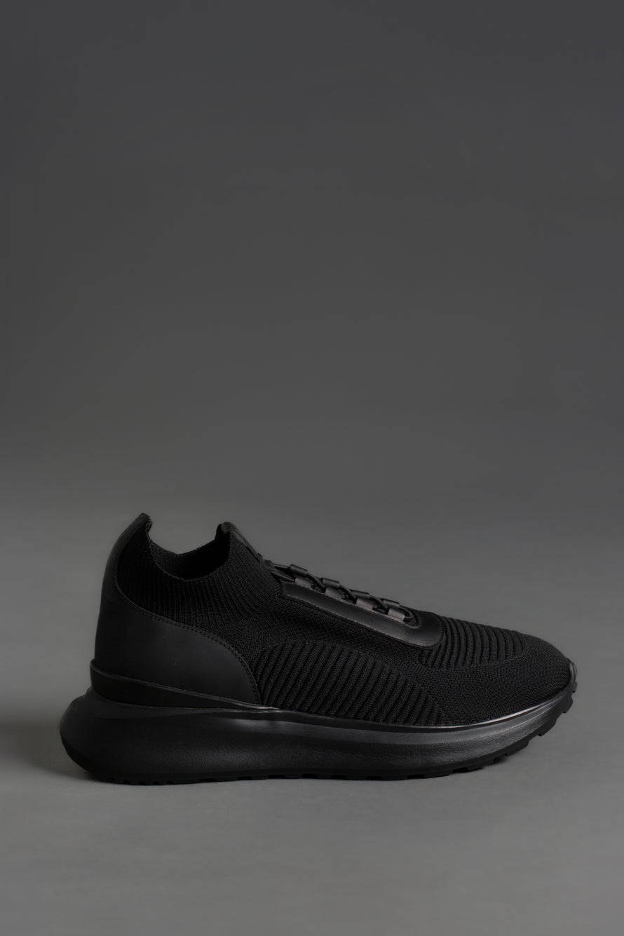 Tênis Malha Cano Alto Extralight - Preto