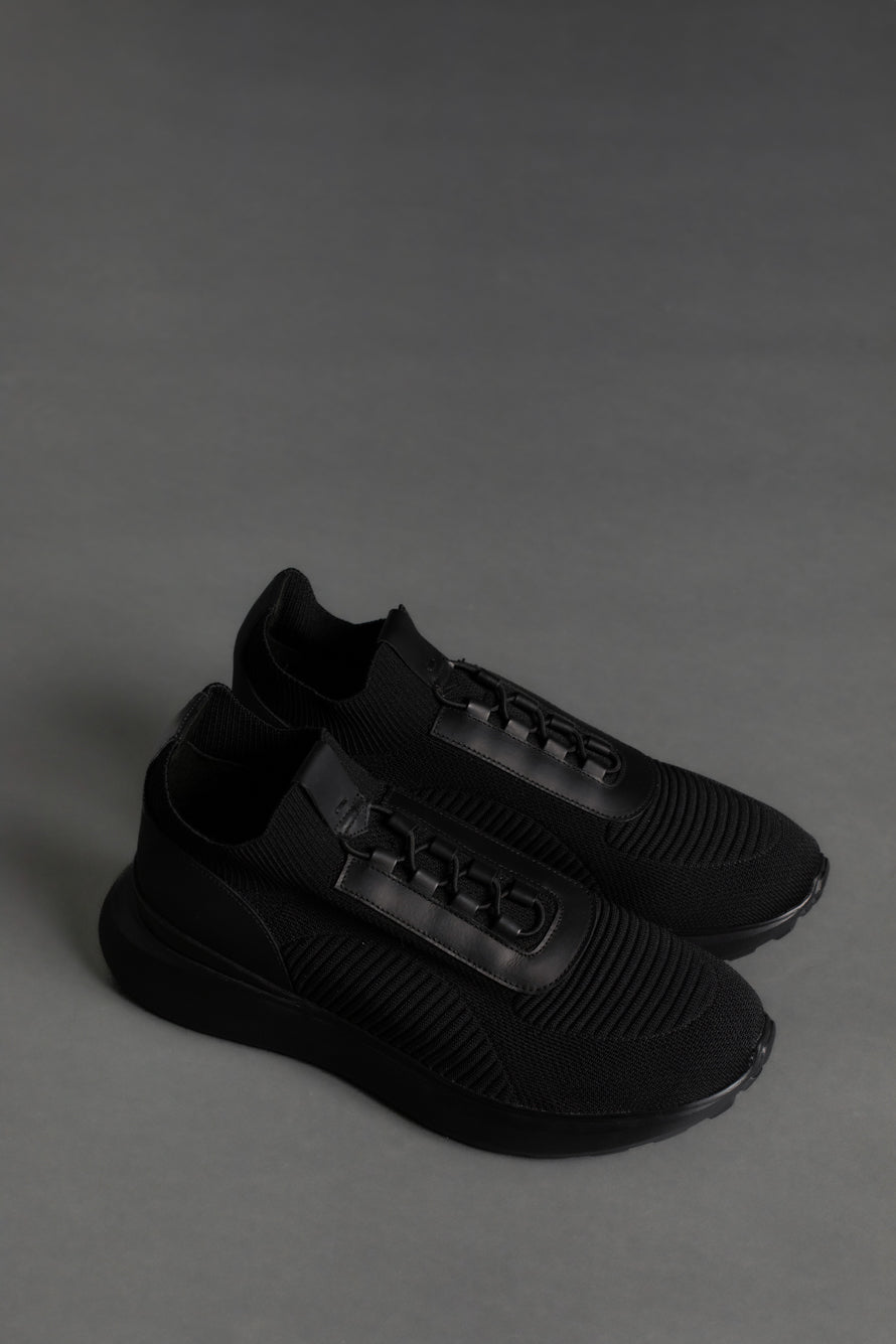 Tênis Malha Cano Alto Extralight - Preto