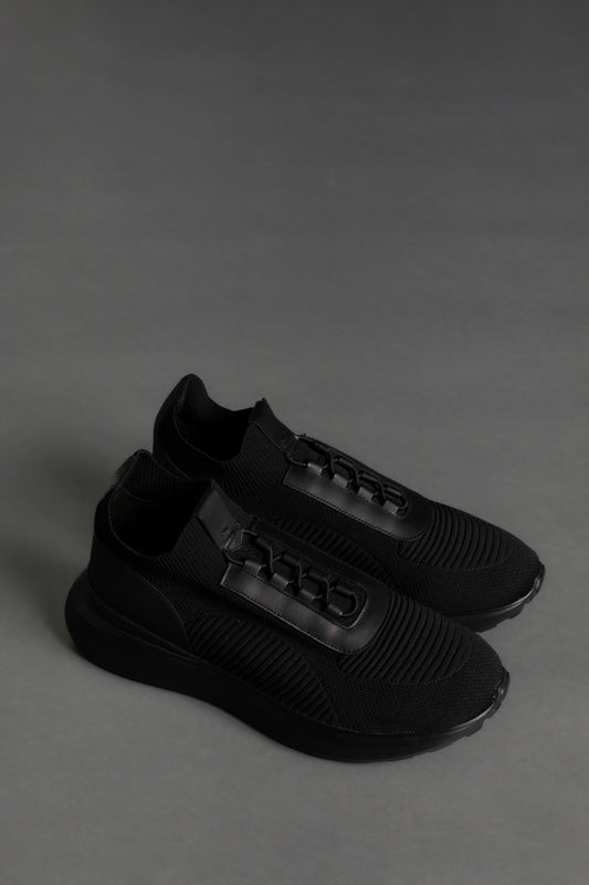 Tênis Malha Cano Alto Extralight - Preto