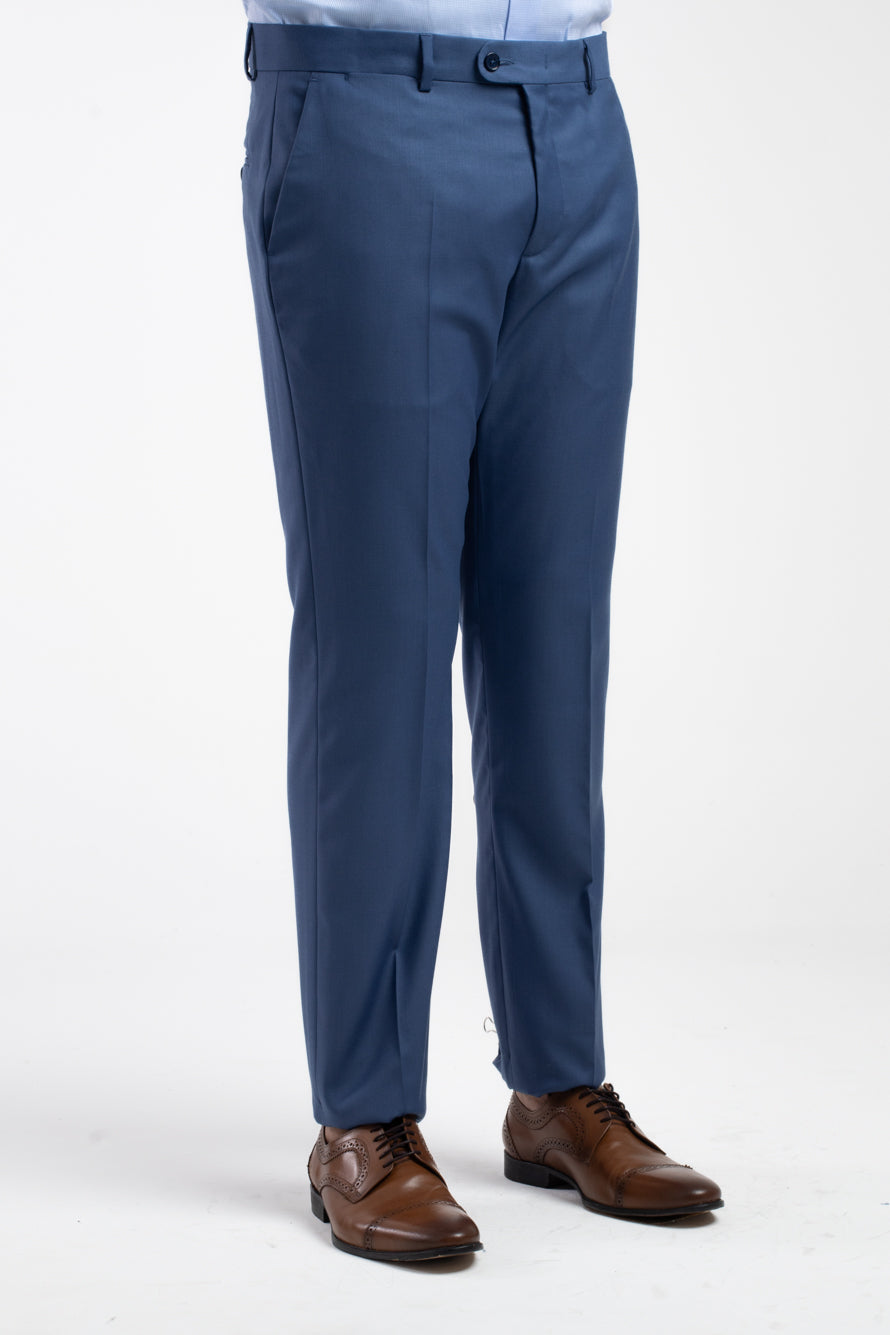 Terno Extra 2 Botões Slim - Azul.