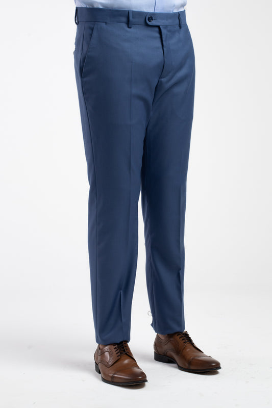 Terno Extra 2 Botões Slim - Azul.