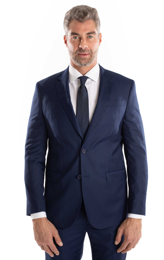 Terno Extra 2 Botões Slim - Marinho