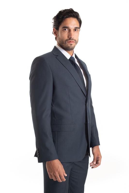 Terno Extra 2 Botões Slim - Chumbo