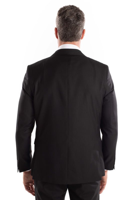 Terno Extra 2 Botões Slim - Preto