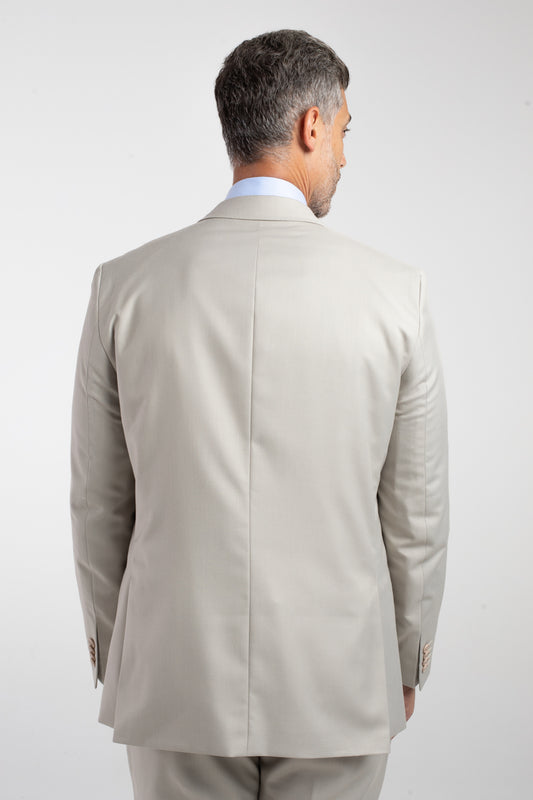 Terno Extra 2 Botões Slim - Bege