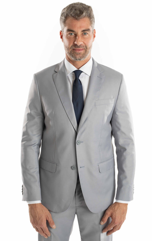 Terno Extra 2 Botões Slim - Cinza