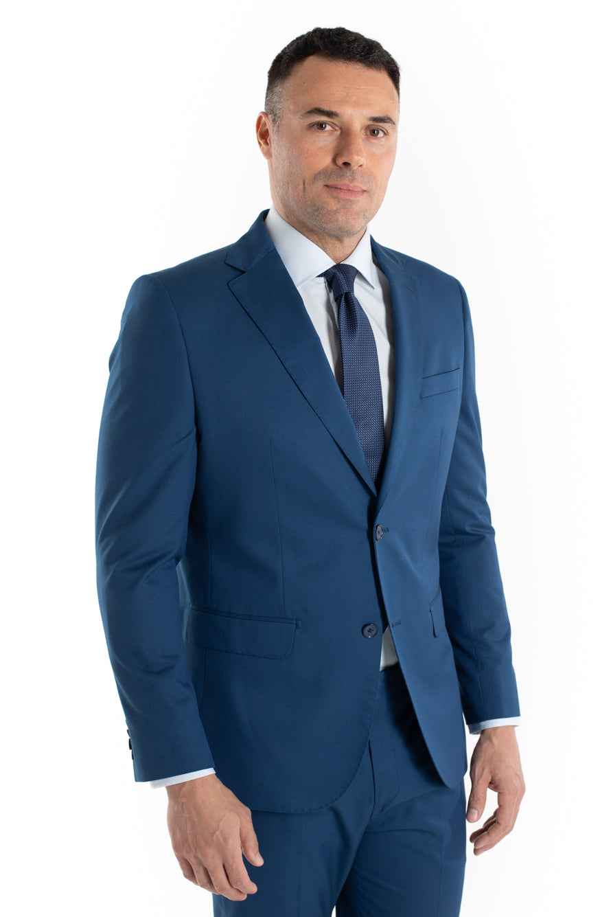 Terno New Portland Liso Poliviscose - Azul.