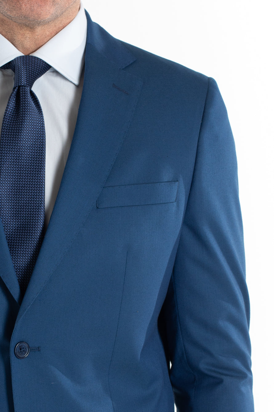 Terno New Portland Liso Poliviscose - Azul.
