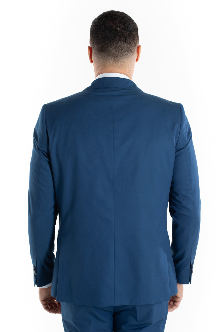 Terno New Portland Liso Poliviscose - Azul.