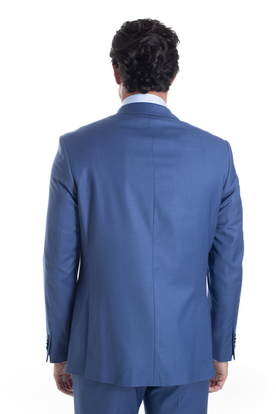 Terno Liso Liverpool Com Stretch - Azul