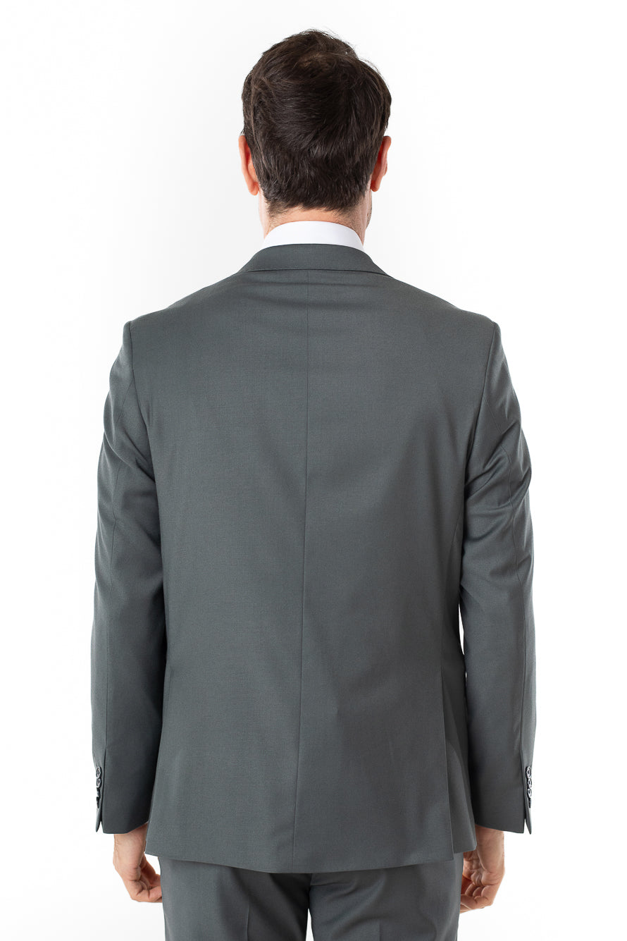 Terno Slim Liverpool Stretch - Chumbo