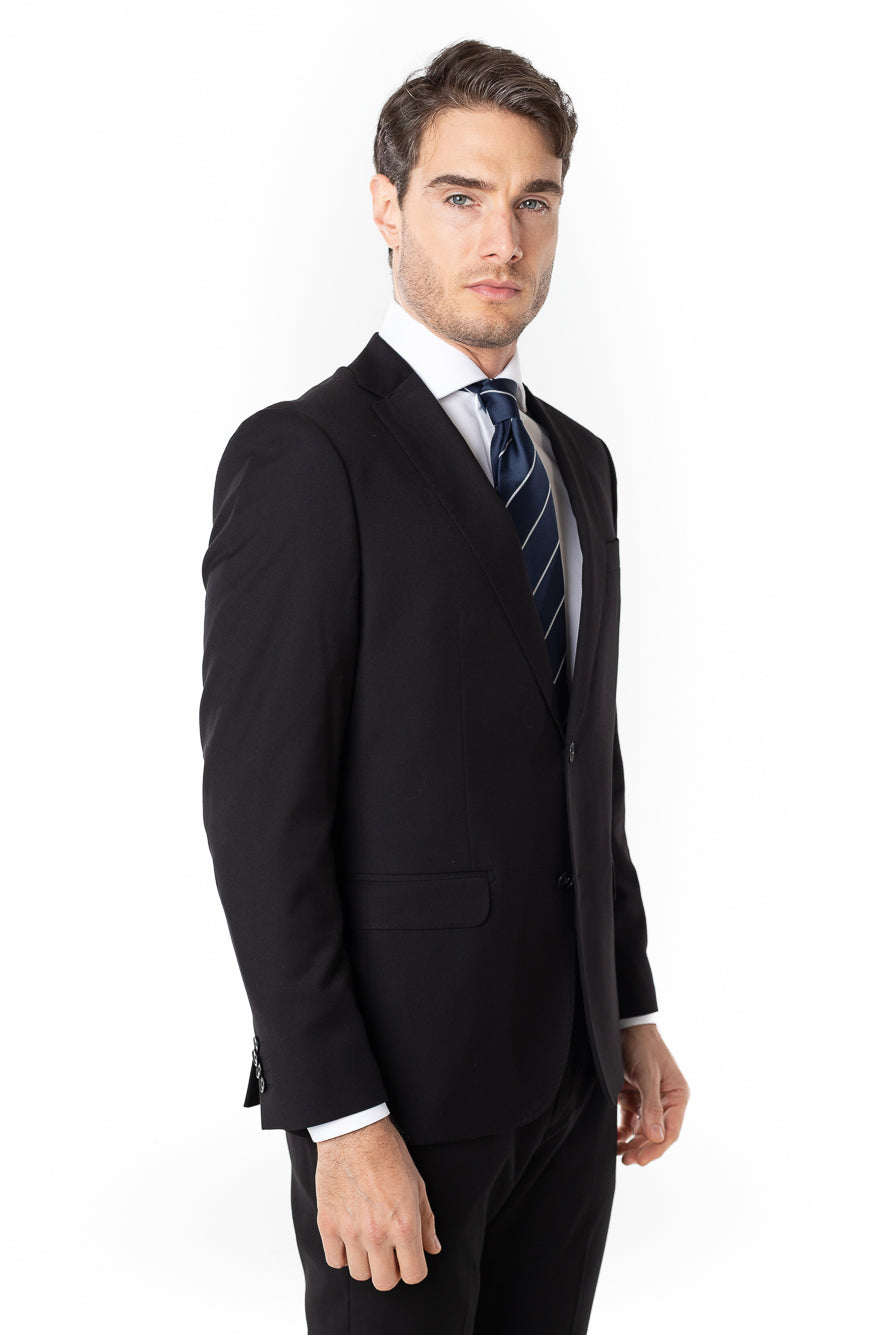 Terno Slim Liverpool Stretch - Preto