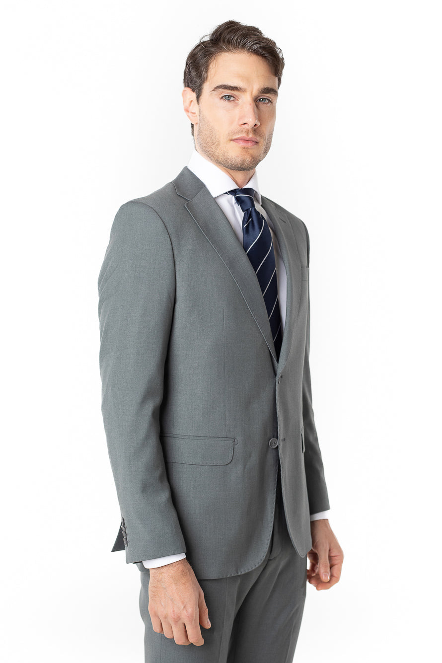 Terno Slim Liverpool Stretch - Cinza