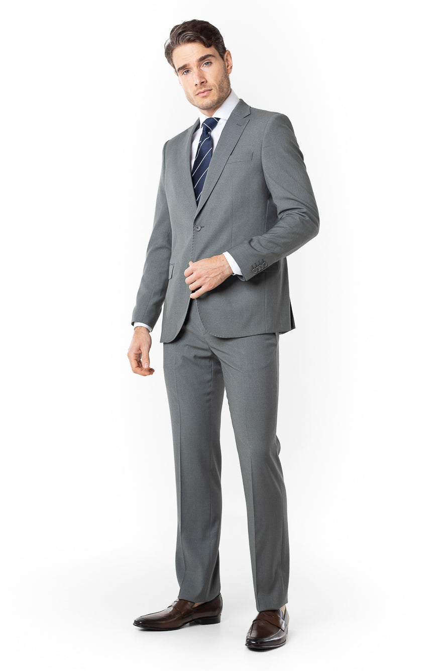 Terno Slim Liverpool Stretch - Cinza