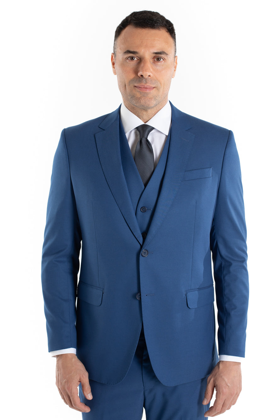 Terno Cerimônia Com Elastano - Azul