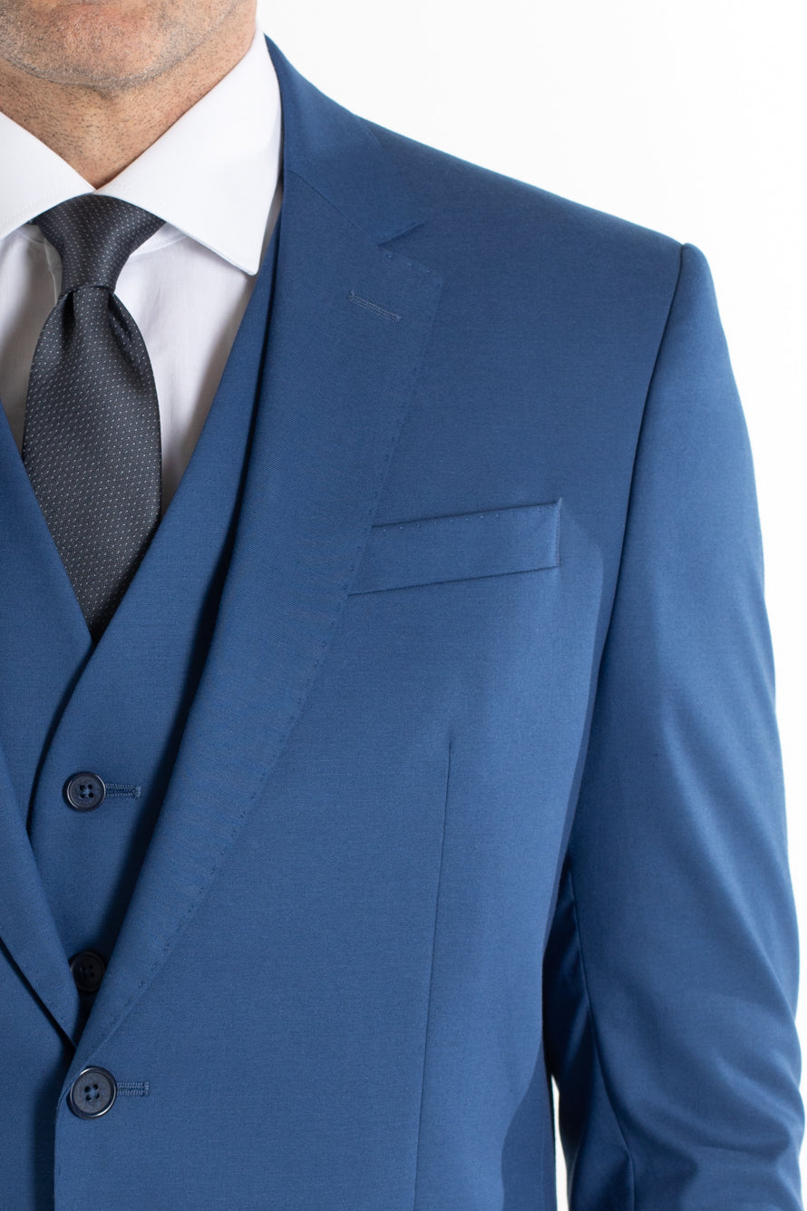 Terno Cerimônia Com Elastano - Azul