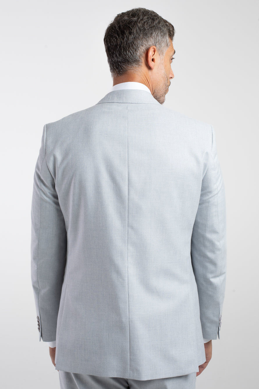 Terno Cerimônia Regular Poliviscose - Azul Acinzentado