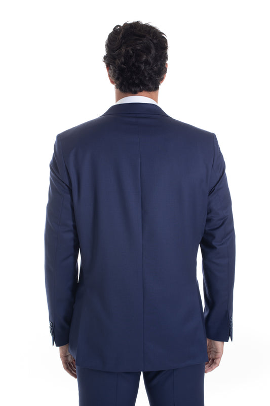 Terno Com Colete Liso Cerimônia Premium - Marinho