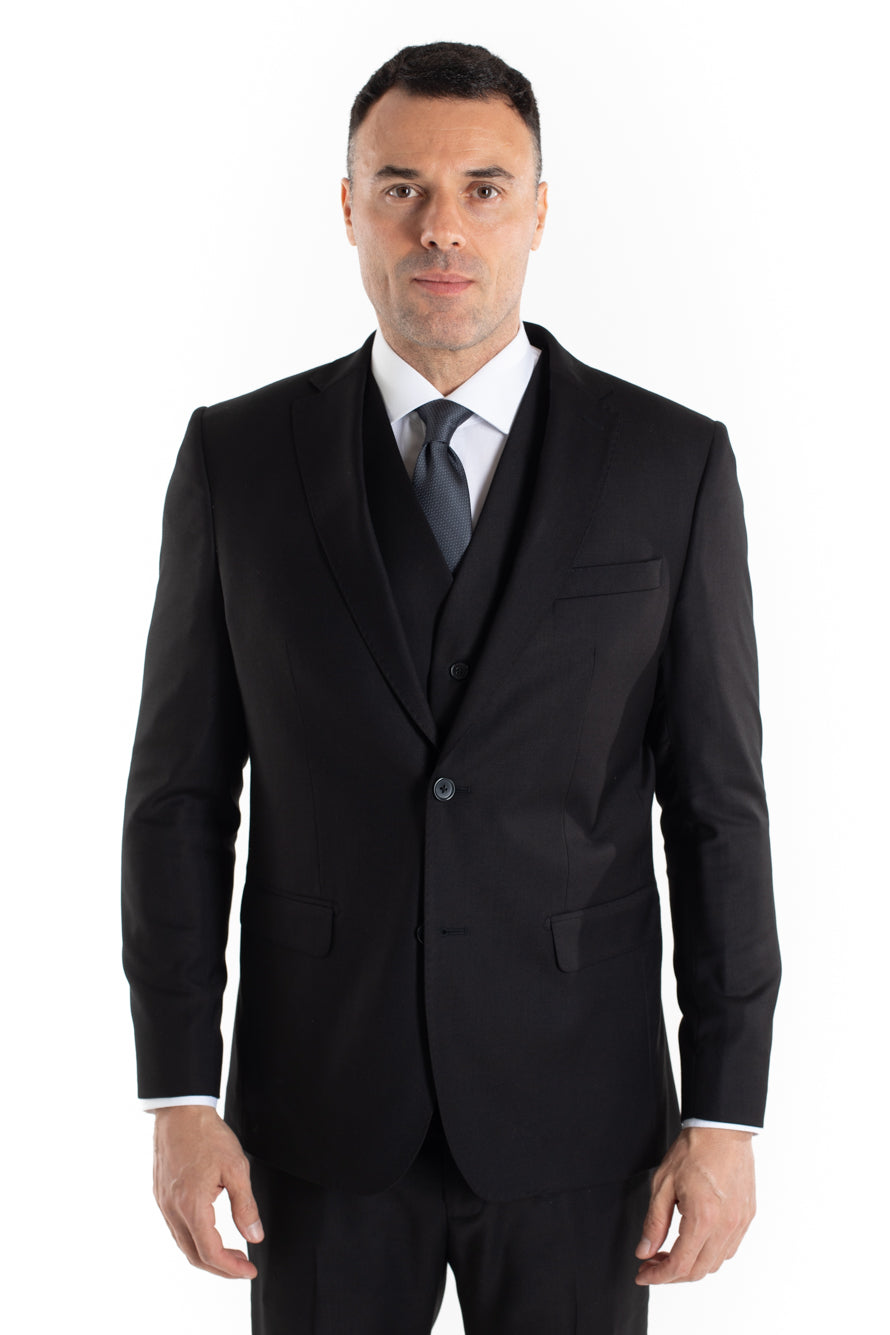 Terno Cerimônia Poliviscose - Preto