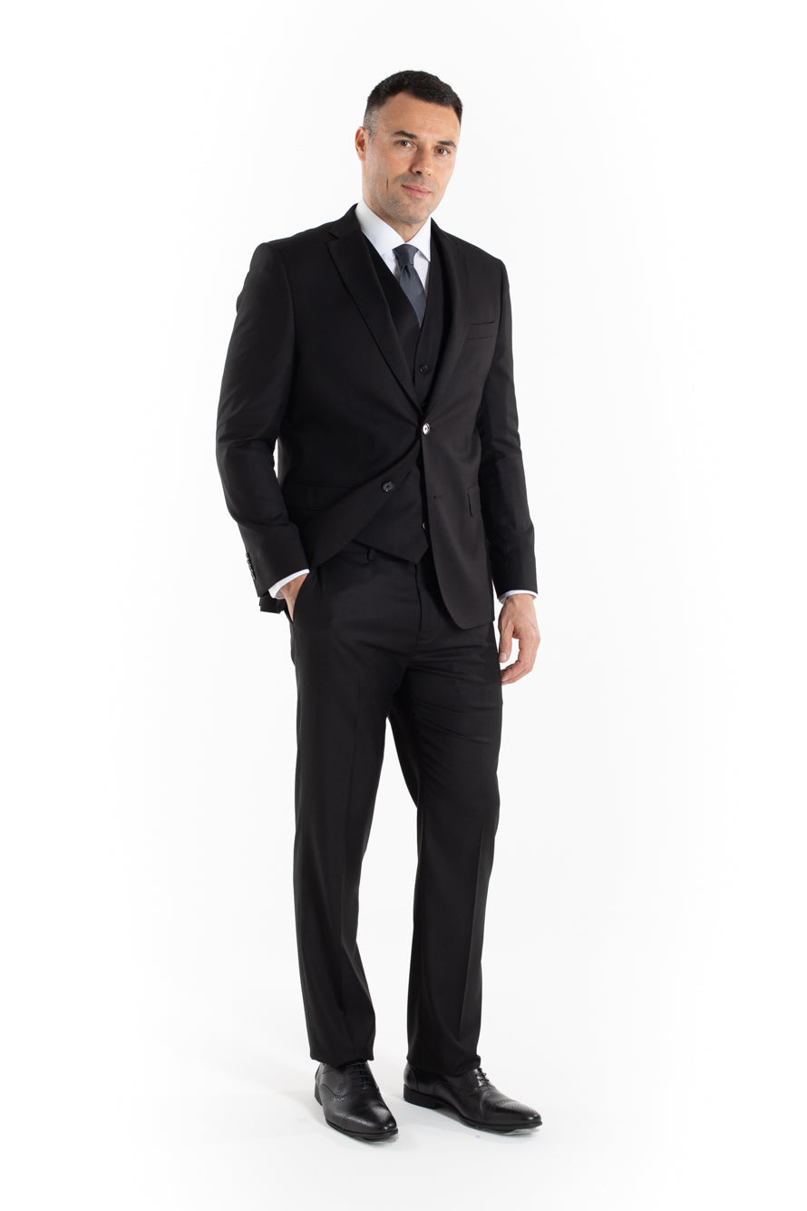 Terno Cerimônia Poliviscose - Preto