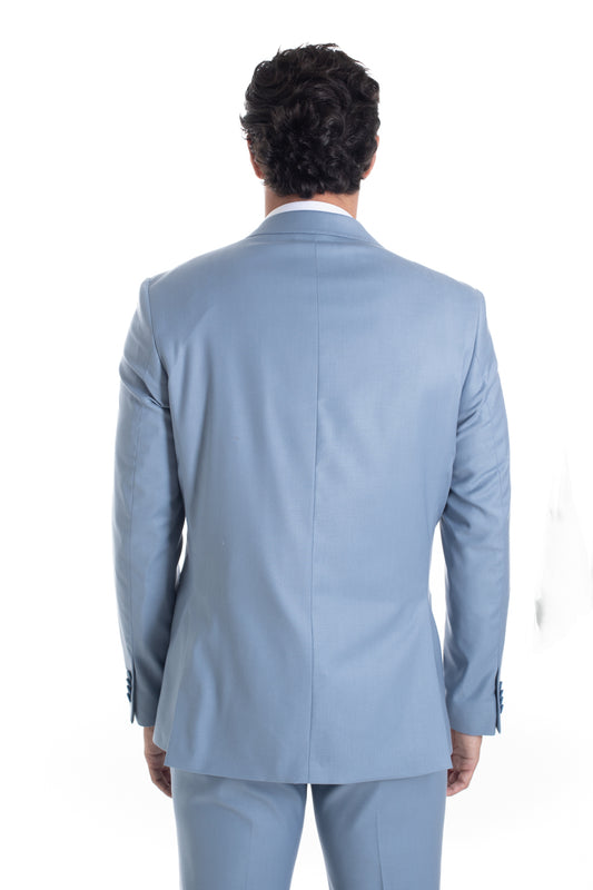 Terno Cerimônia Poliviscose - Azul Claro
