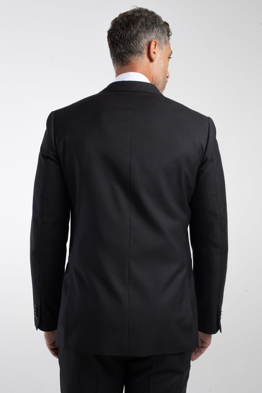 Terno 2 Botões Slim Liso Poliviscose - Chumbo