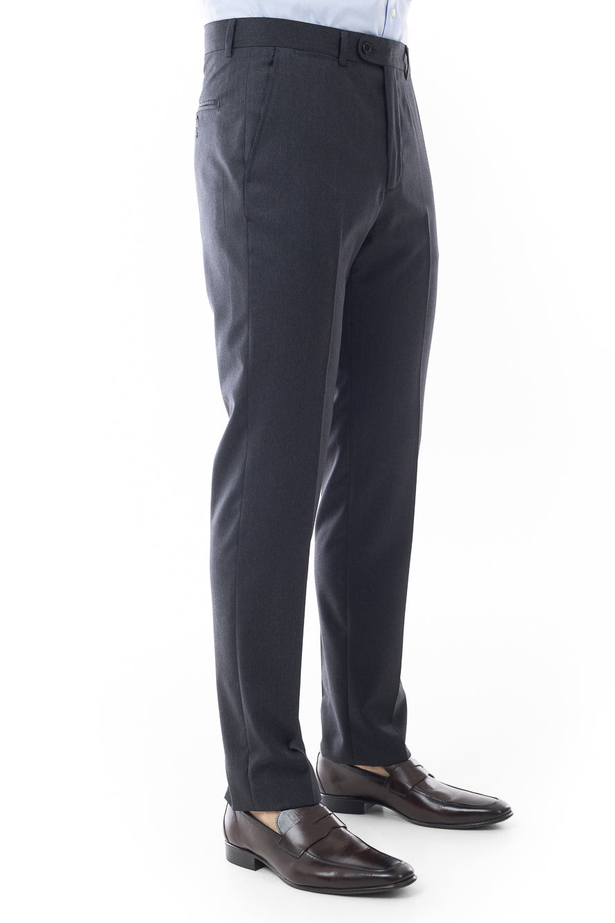 Terno Super 120 Liso Slim Bristol - Chumbo