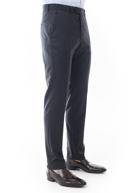 Terno Super 120 Liso Slim Bristol - Chumbo