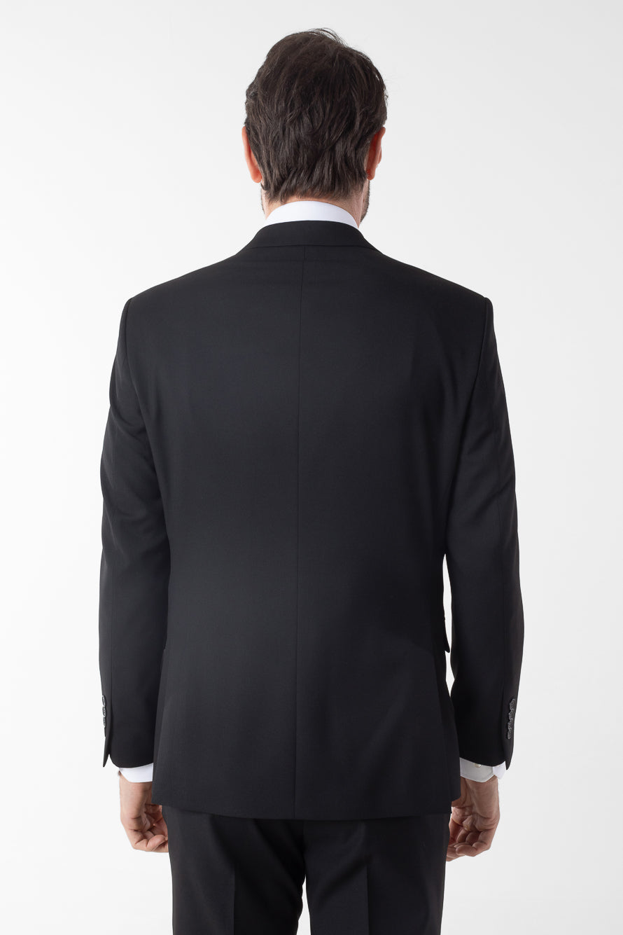 Terno Slim Cambridge Liso - Preto