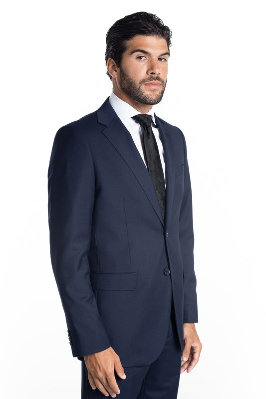 Terno Slim Liso Extra - Marinho