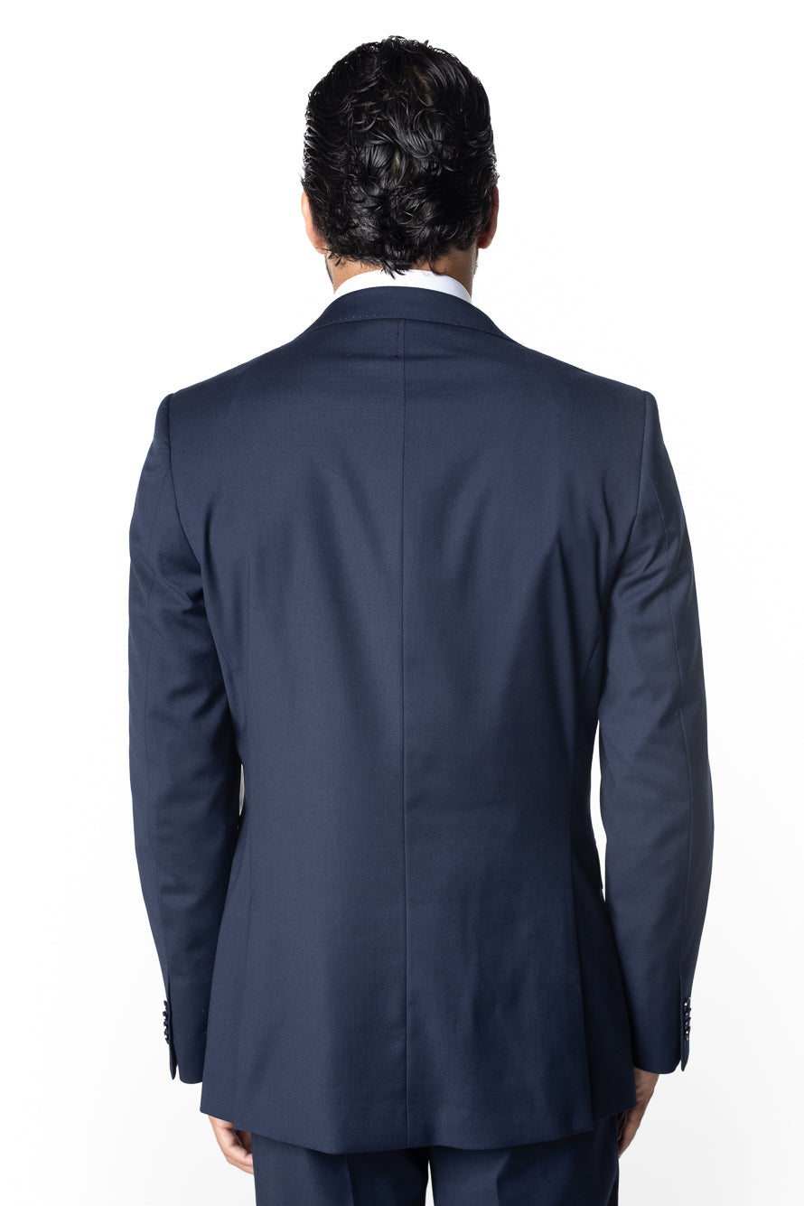 Terno Slim Liso Extra - Marinho