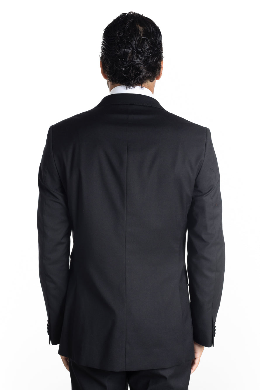 Terno Slim Liso Extra - Preto