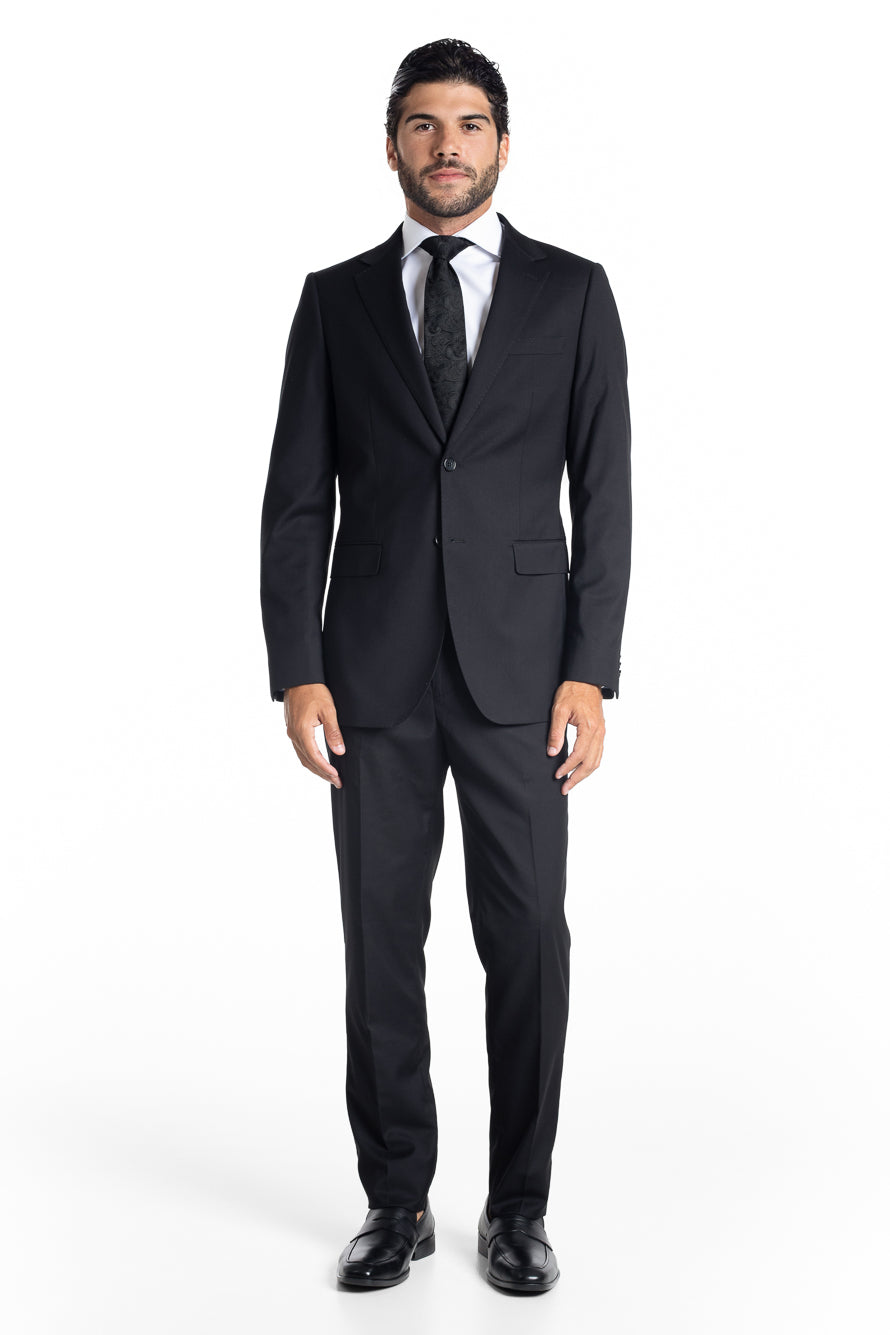 Terno Slim Liso Extra - Preto