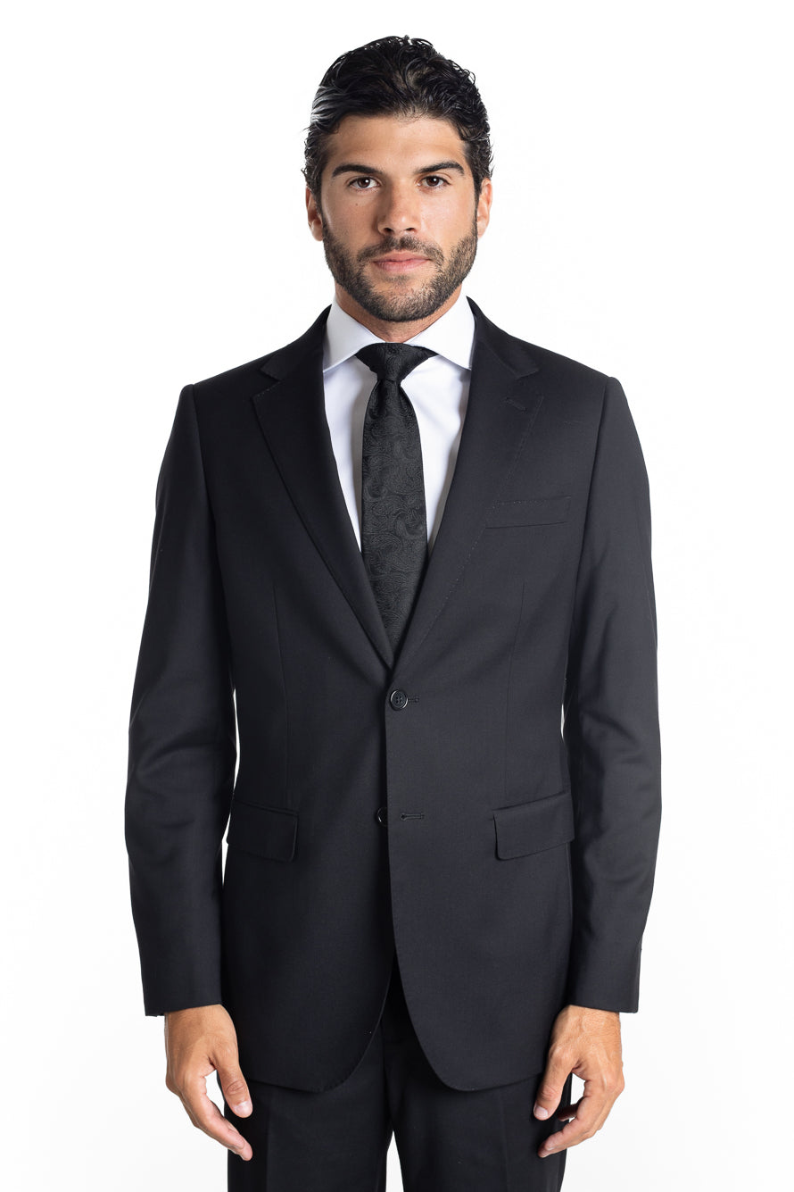 Terno Slim Liso Extra - Preto
