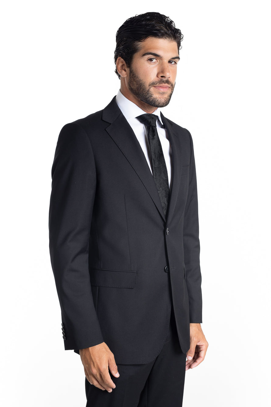 Terno Slim Liso Extra - Preto
