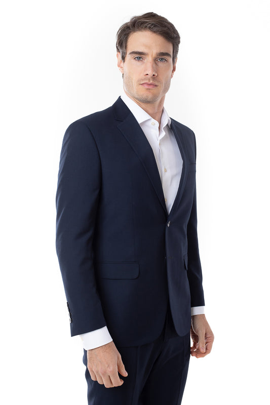 Terno Liso Slim Cambridge - Marinho Noite