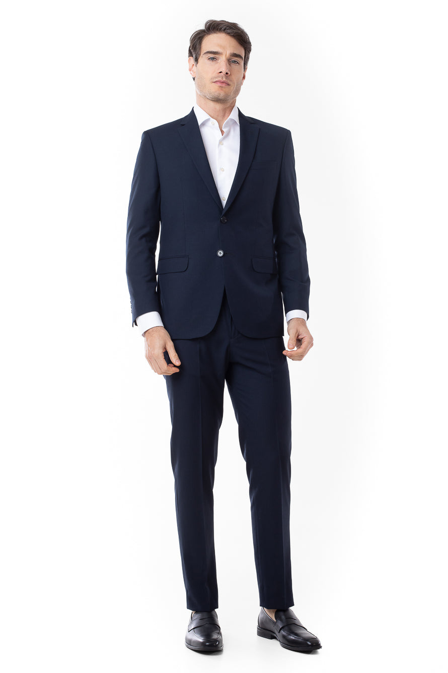 Terno Liso Slim Cambridge - Marinho Noite