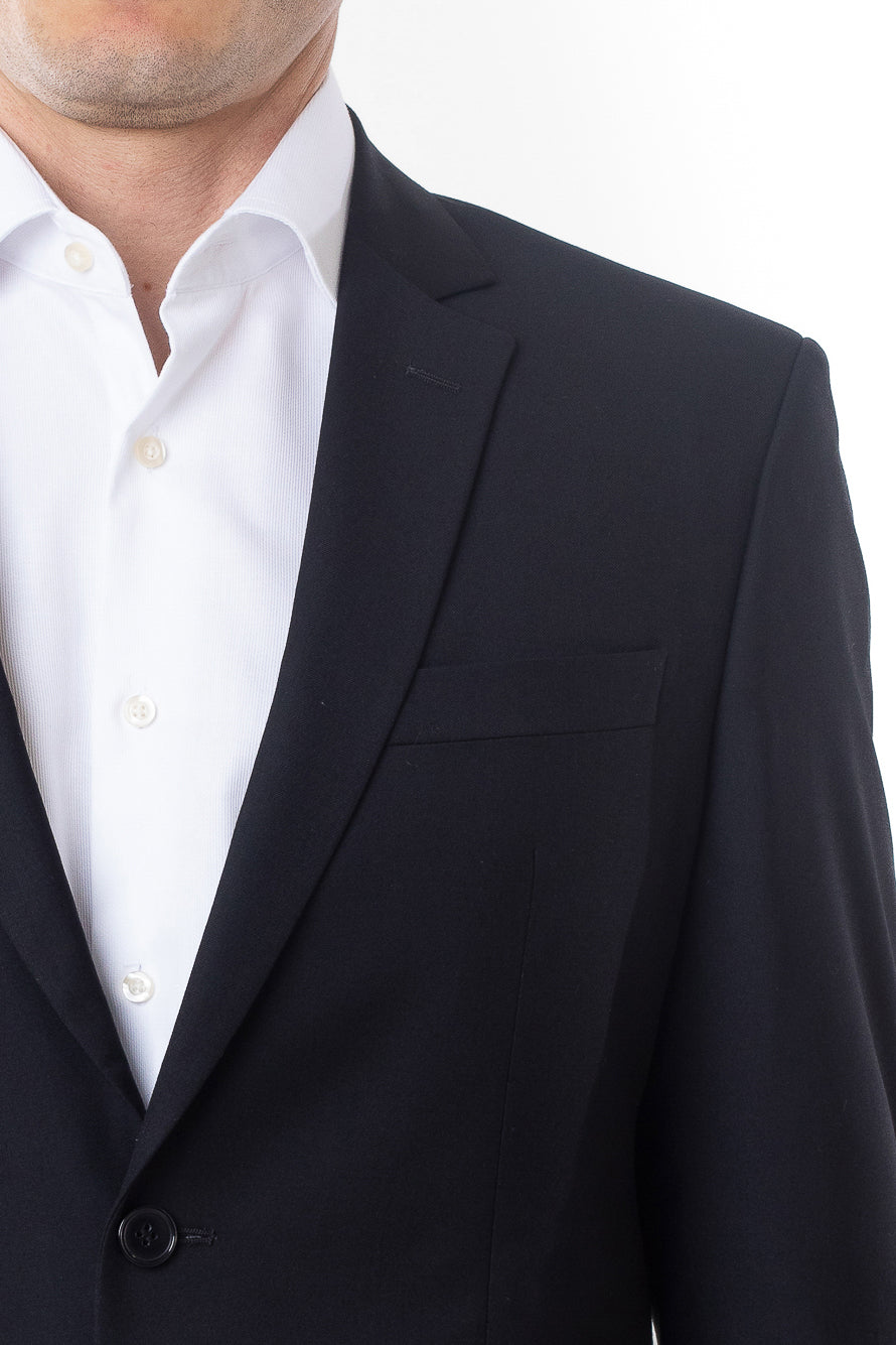 Terno Liso Slim Cambridge - Preto