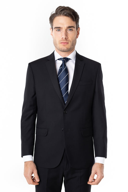 Terno Liso Slim Cambridge - Preto
