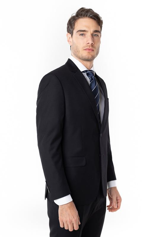 Terno Liso Slim Cambridge - Preto