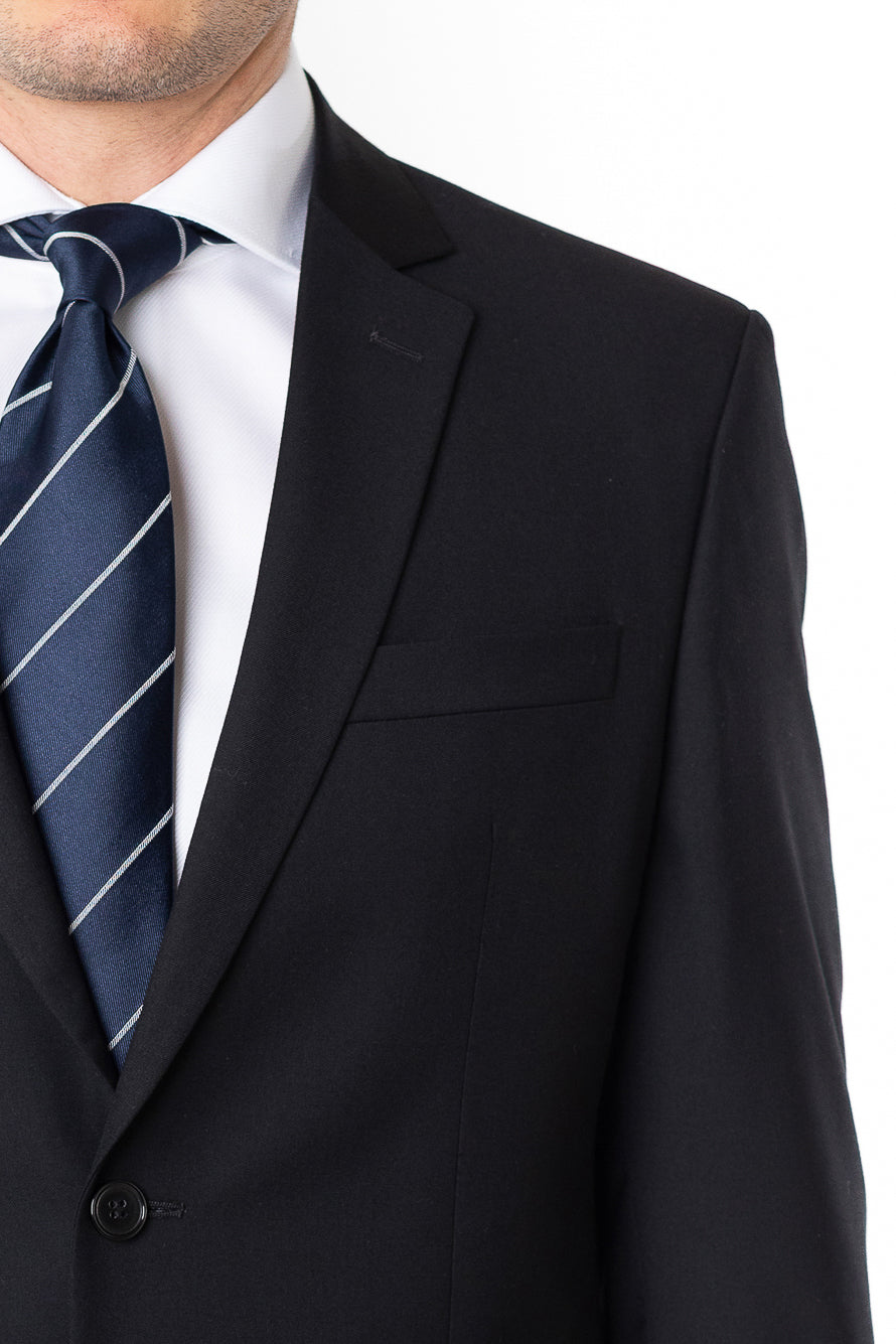 Terno Liso Slim Cambridge - Preto