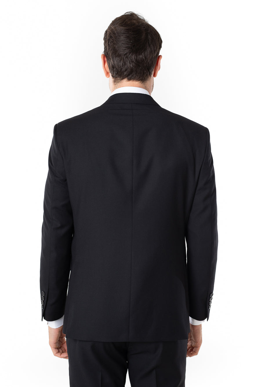 Terno Liso Slim Cambridge - Preto
