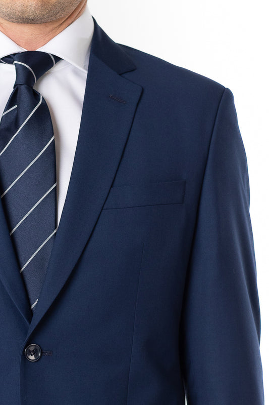 Terno Liso Slim Cambridge - Azul Escuro